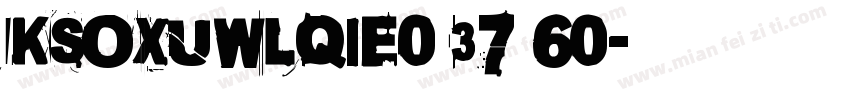 KSOXUWLQIE0 37 60字体转换